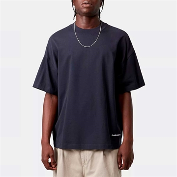 Carhartt WIP Link Script T-Shirt s/s Dark Navy/White